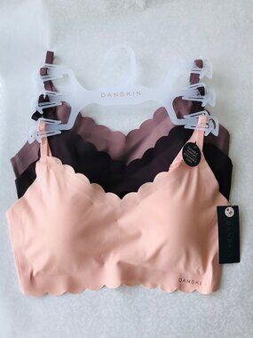 Danskin  Invisible Support  BRAS, Removable Cups 3-set   Size : M